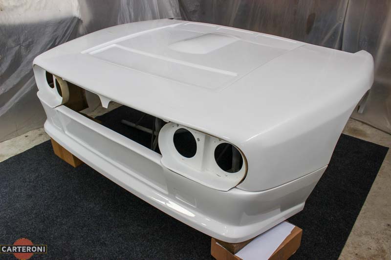 Carteroni Lancia 037 front clip panel, moulded composite bodywork